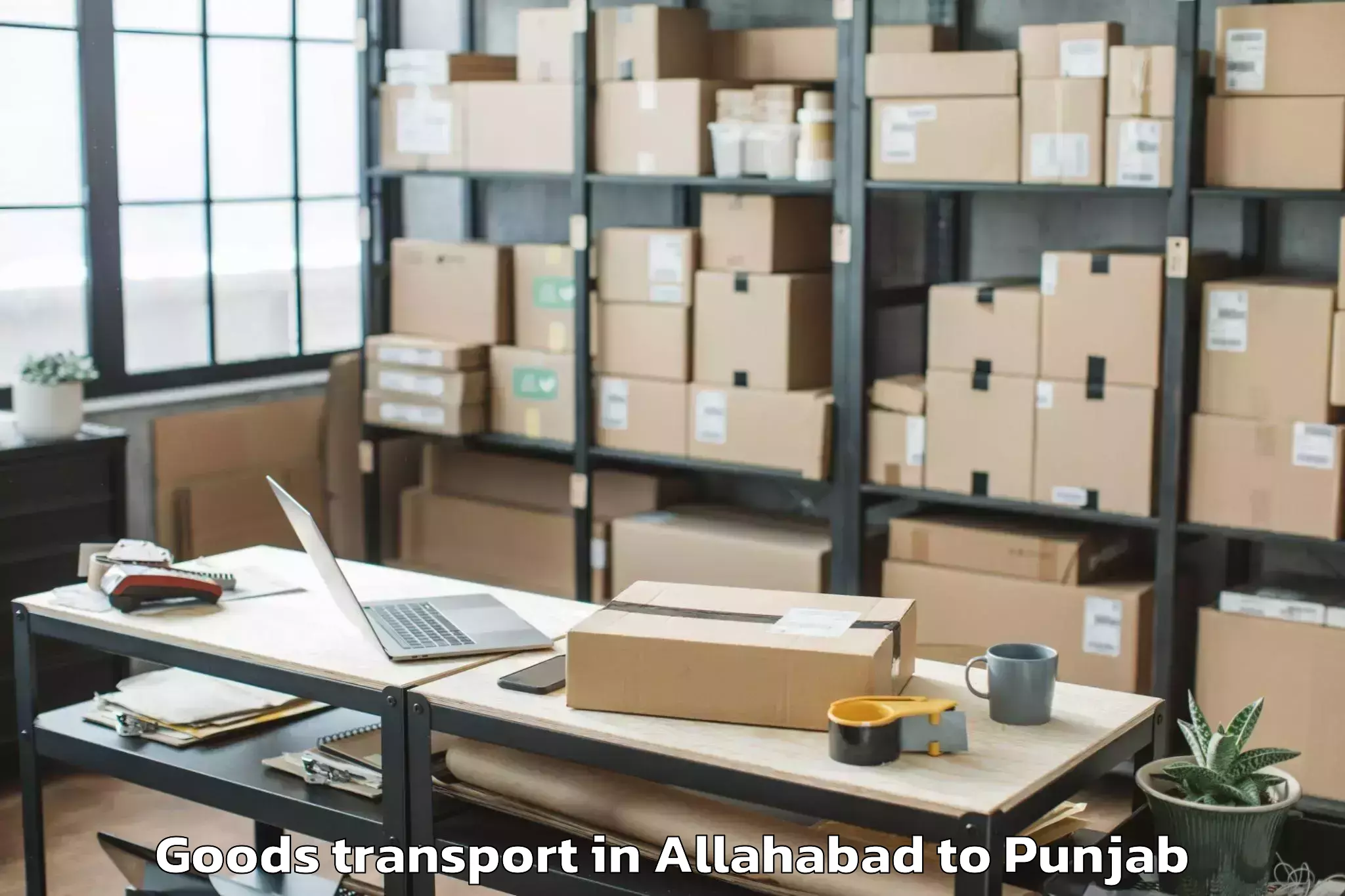 Quality Allahabad to Rayat Bahra University Kharar Goods Transport